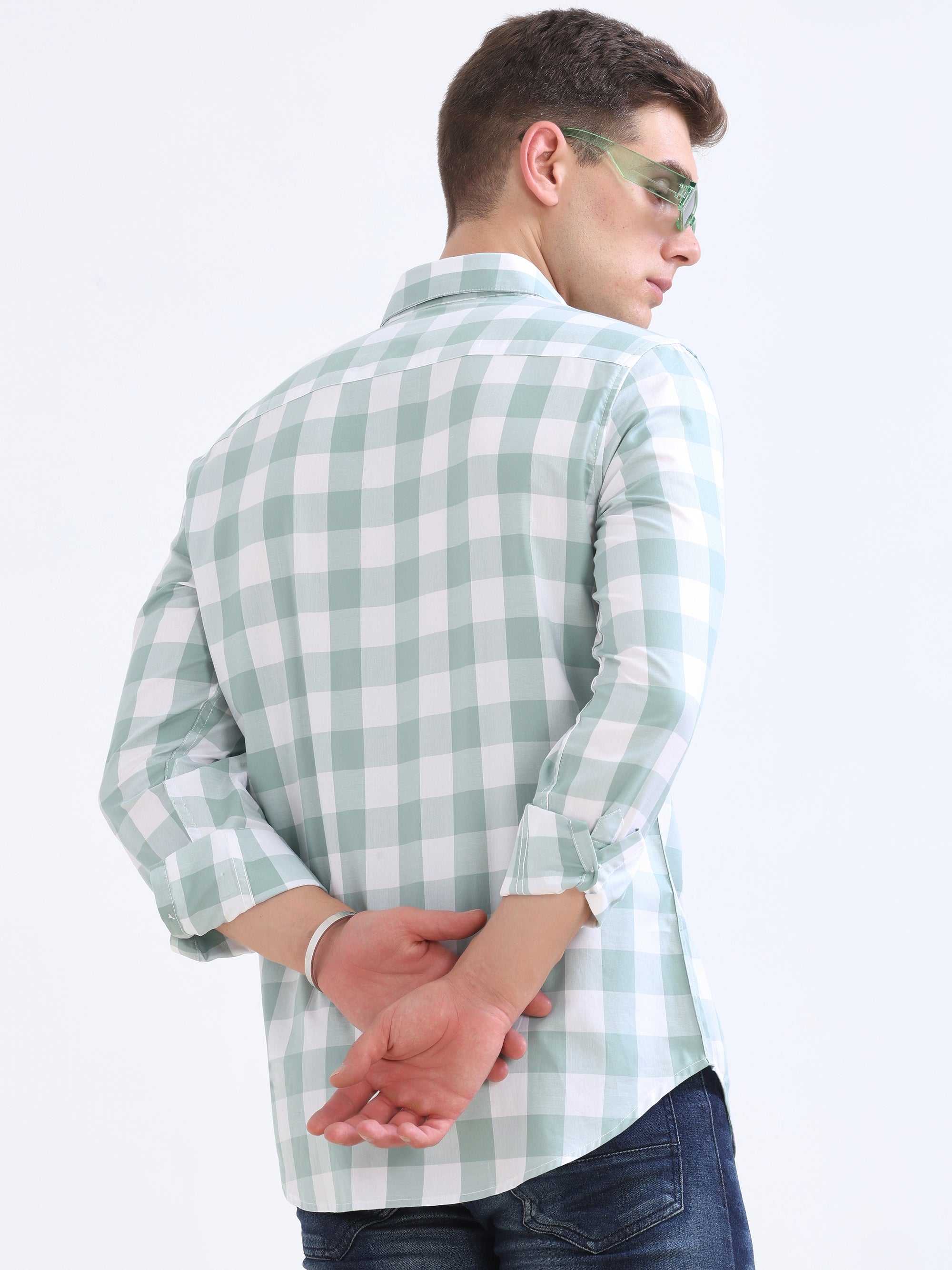 Pistachio Tapered Fit Shirt