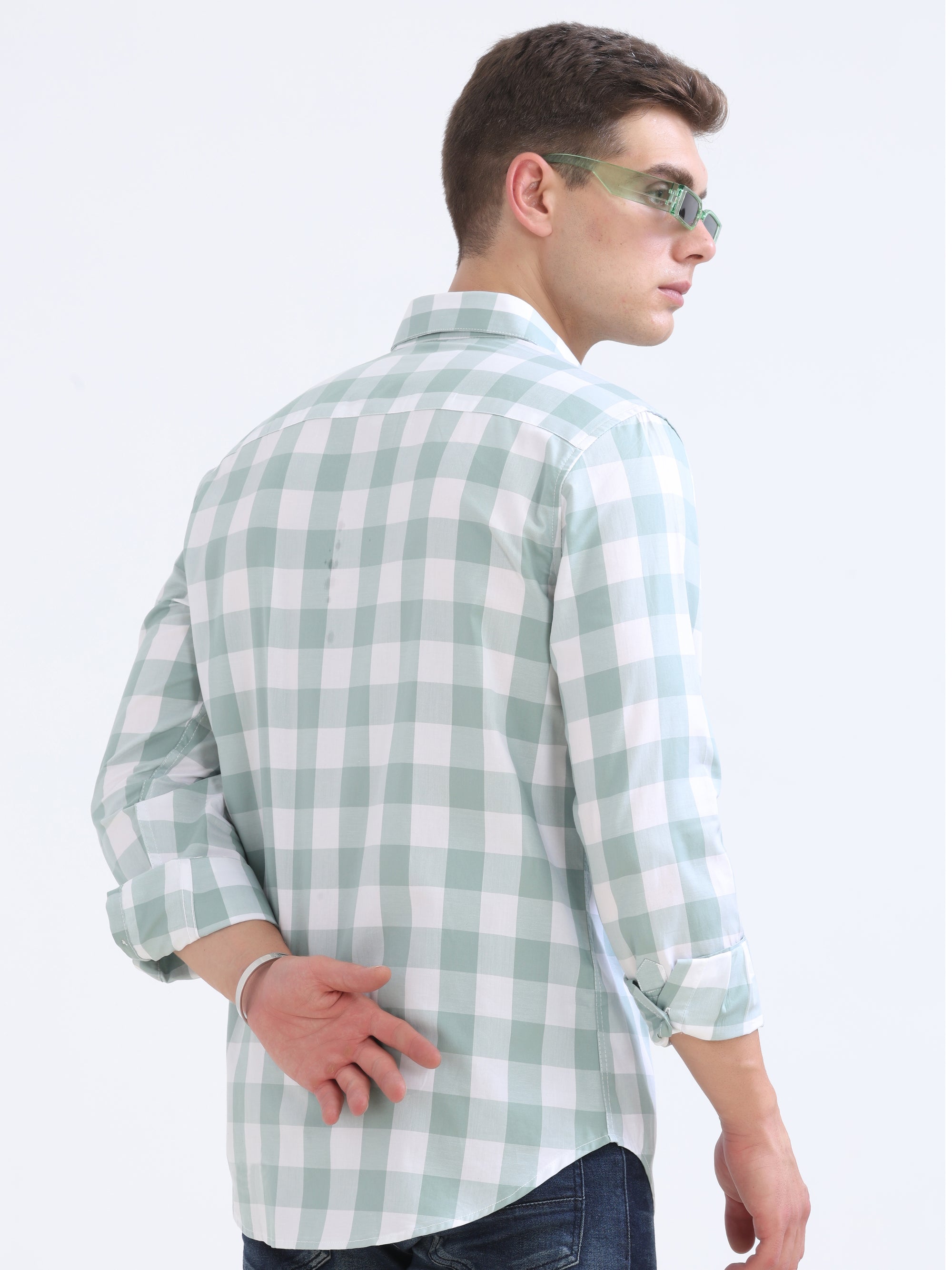 Pistachio Tapered Fit Shirt