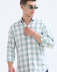 Pistachio Tapered Fit Shirt