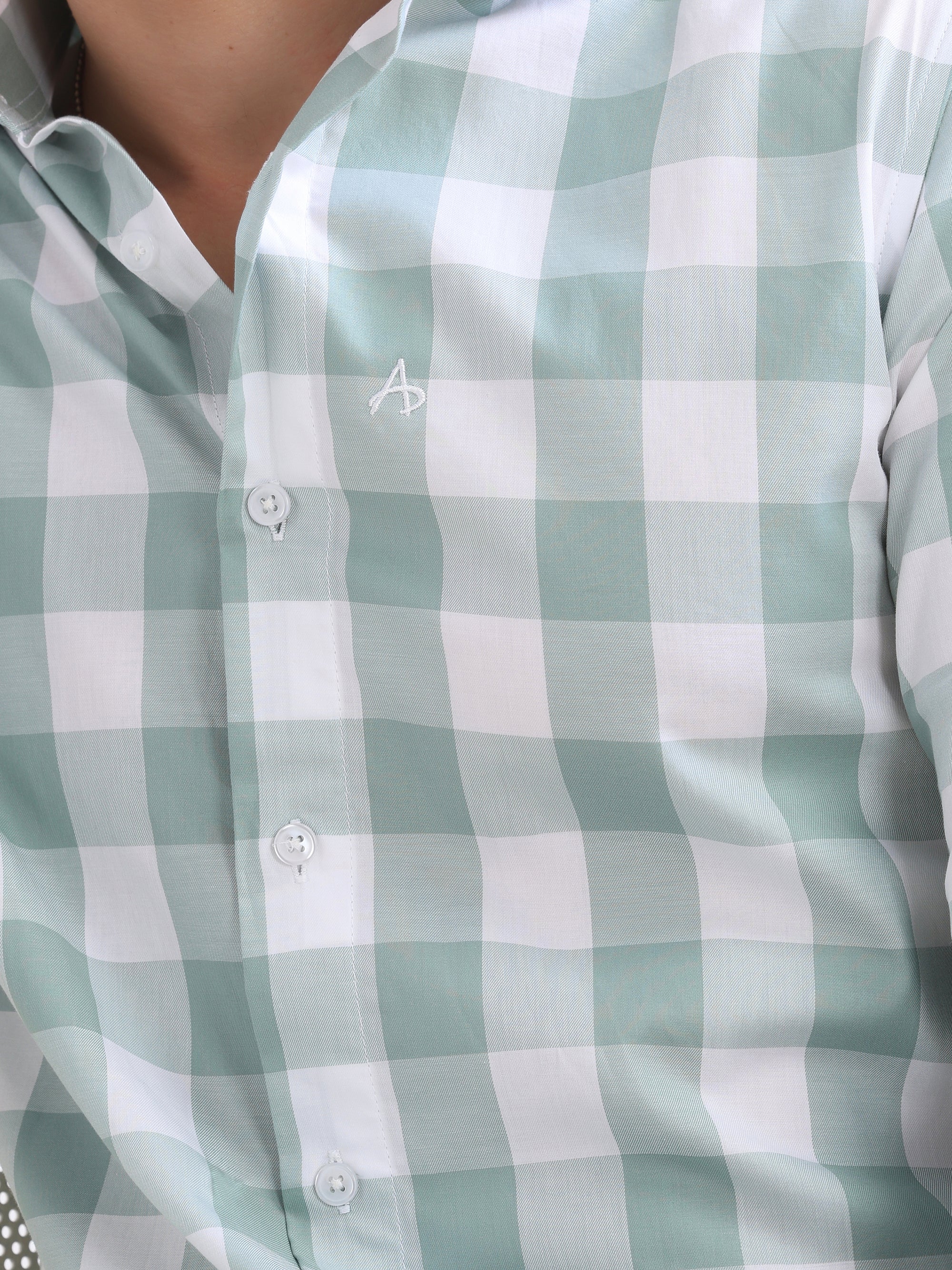 Pistachio Tapered Fit Shirt