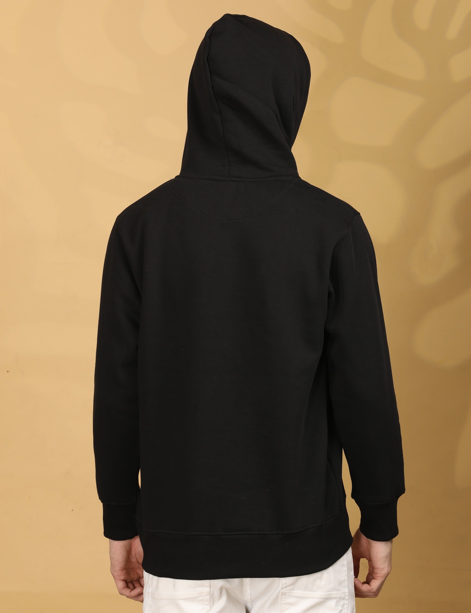 Full Sleeve Regulat Fit Black Hoodie