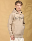 Full Sleeve Regular Fit Hoodie-Camel Brown