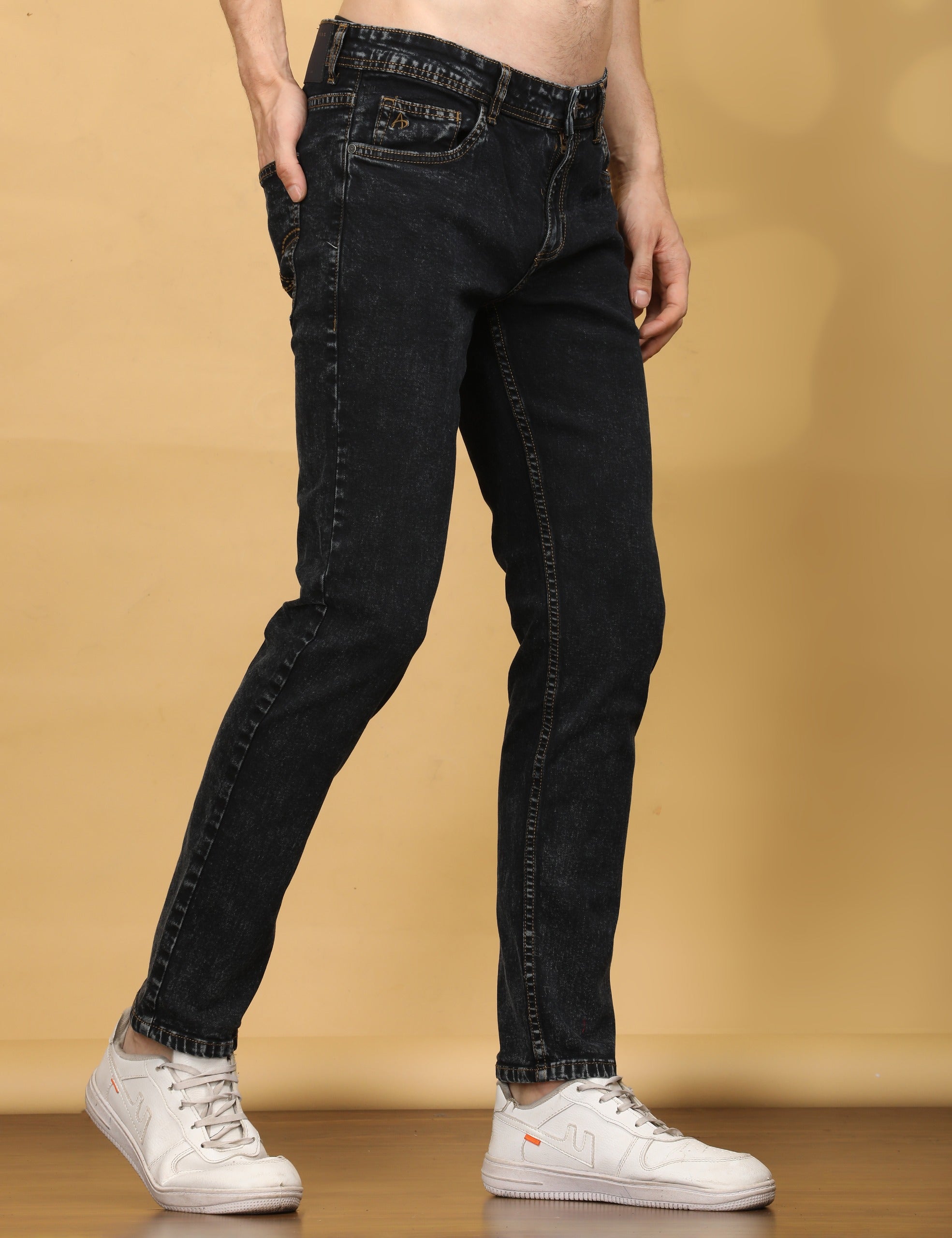 Bhukod Denim Slim Fit Pants