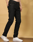 Row Black Denim Slim Fit Pants