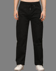 Regular Fit Black Cargo Pants