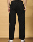 Regular Fit Black Cargo Pants