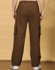 Extra Comfort Regular Fit Cargo Pants - Coffee Brown