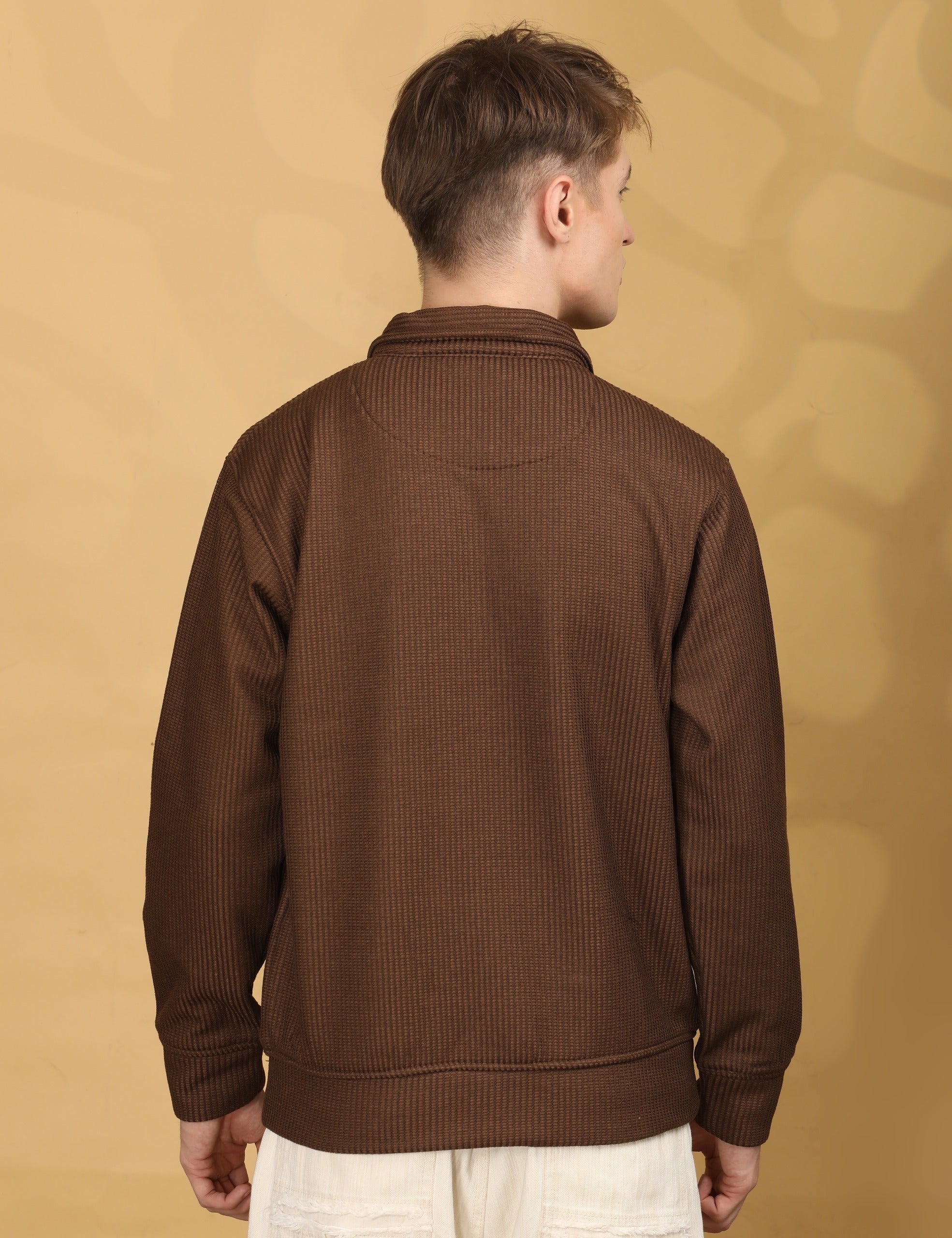 Sweat Shirt Full Sleeve Regular Fit - Brown