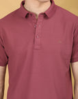 Half Sleeve Regular Fit Onion Polo T-Shirt