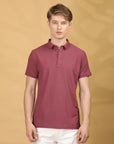 Half Sleeve Regular Fit Onion Polo T-Shirt