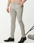 LT Grey Stretch cotton trouser