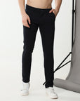 Navy Blue Stretch cotton trouser