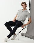 Navy Blue Stretch cotton trouser