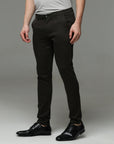 Dark Olive Stretch cotton trouser