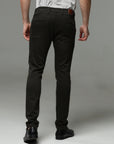 Dark Olive Stretch cotton trouser