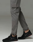 Mens Lycra fit Grey Jogger pants - Address