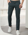 Slate Grey Stretch cotton trouser