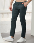 Slate Grey Stretch cotton trouser