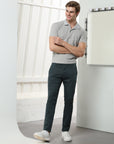 Slate Grey Stretch cotton trouser