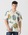 Off White Floral Beach print shirt