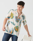 Off White Floral Beach print shirt