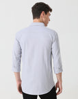 Oxford grey slim fit shirt