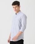 Oxford grey slim fit shirt