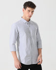 Oxford grey slim fit shirt