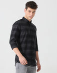 Black stripe slim fit shirts - Address pro