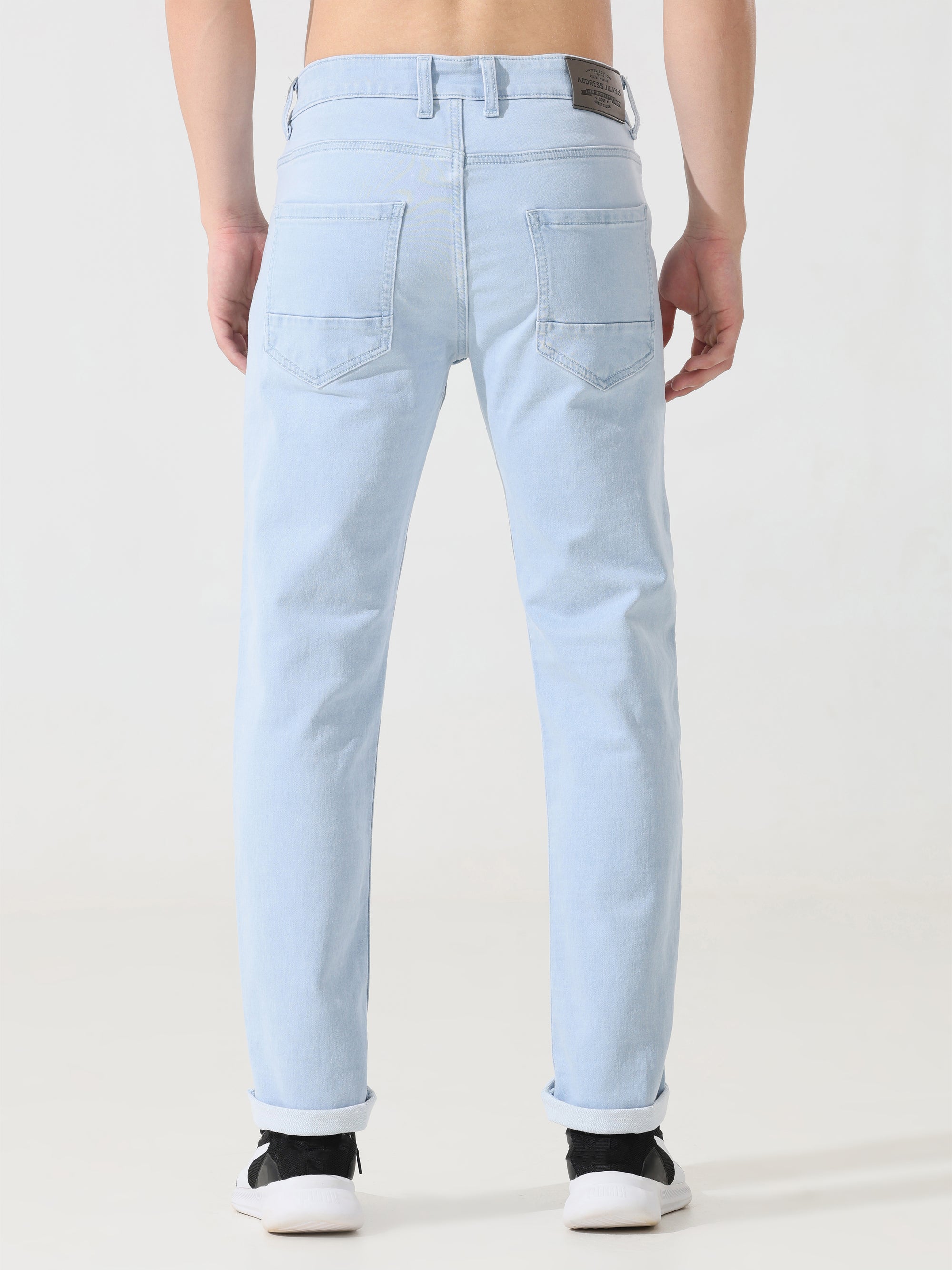 Address Ice blue denim Slim fit