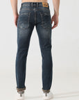 Dark blue Address denim Slim fit