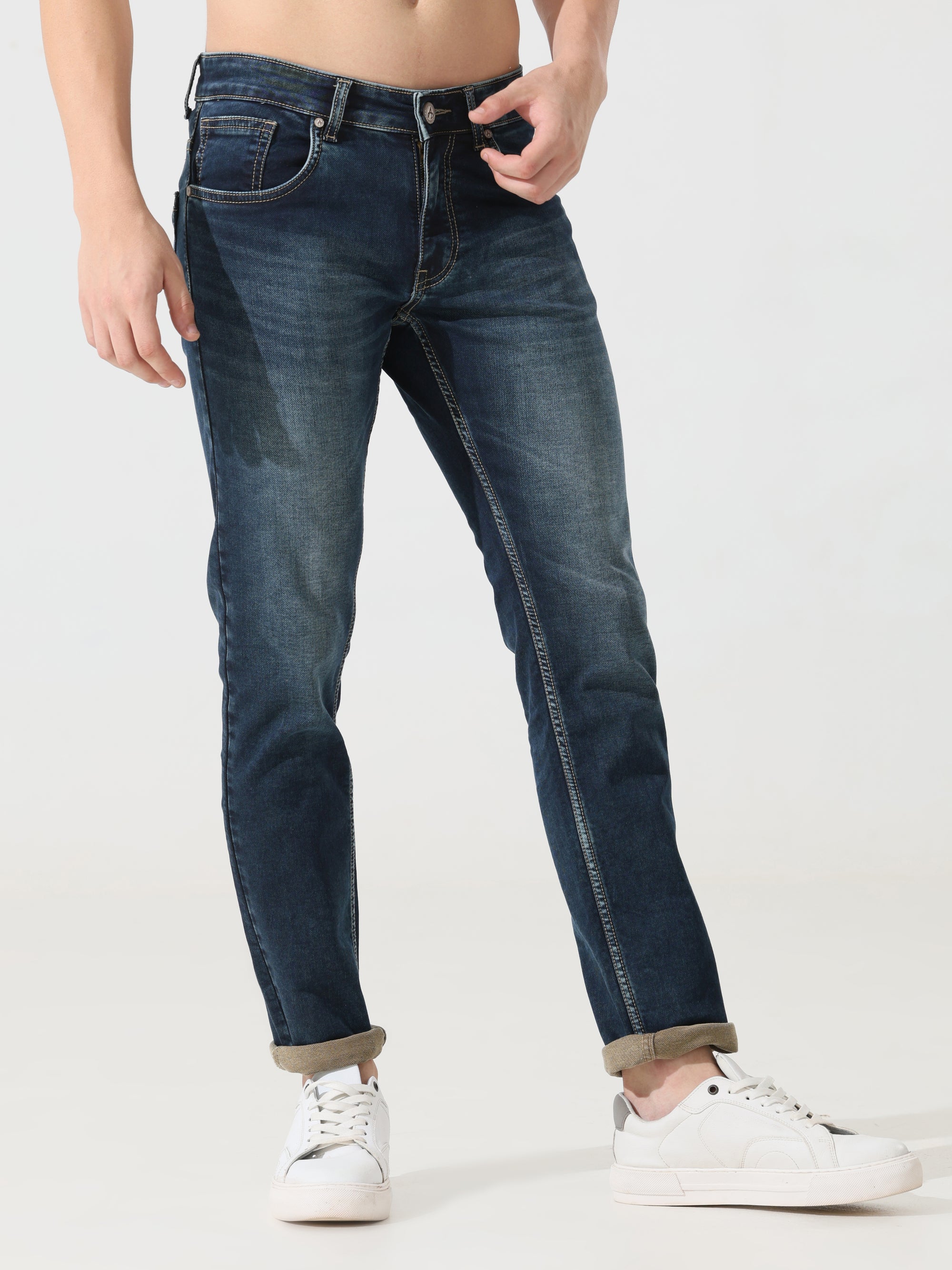 River blue Address denim Slim fit