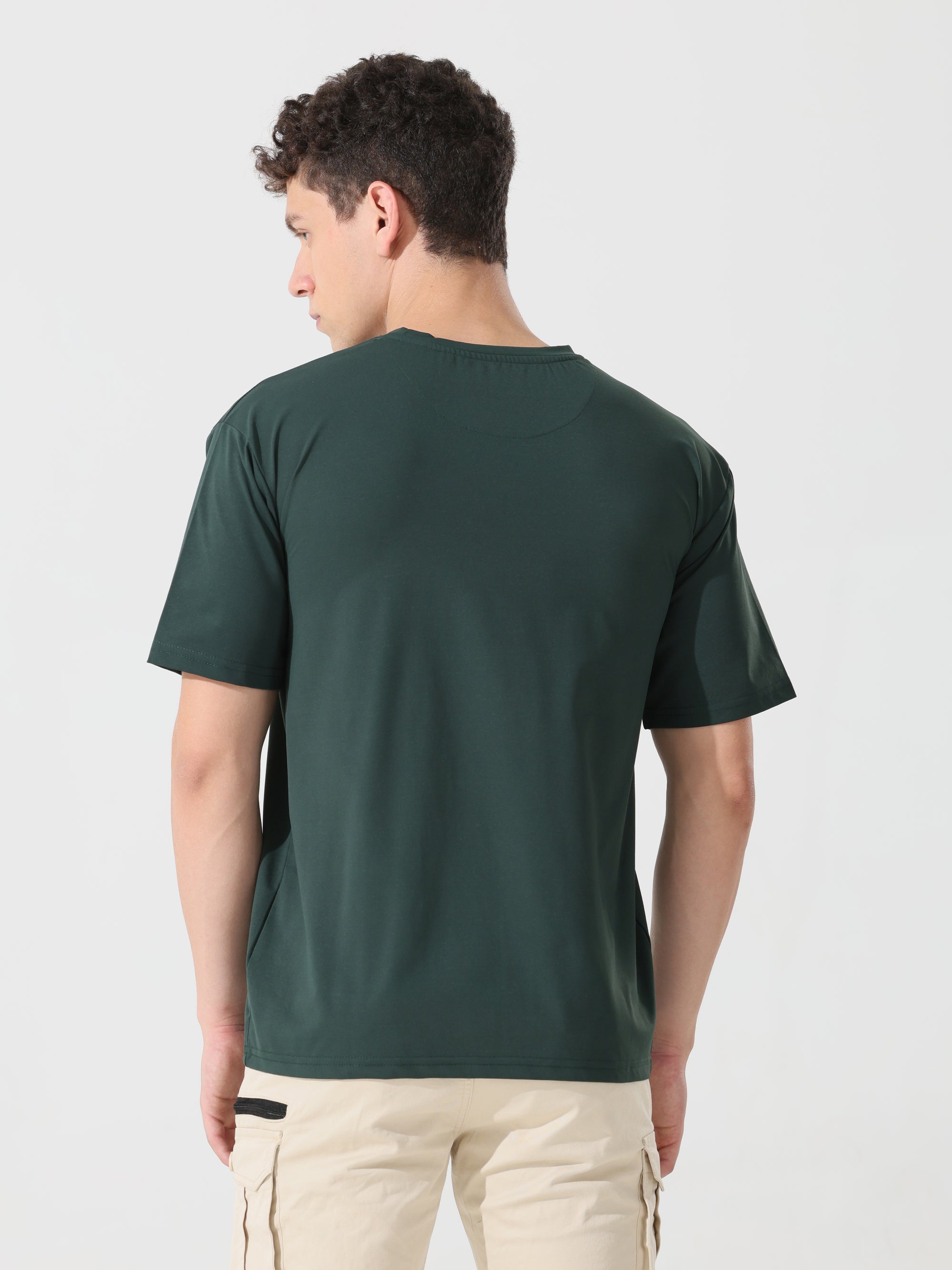 Lost reality Green half sleeve tee