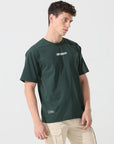 Lost reality Green half sleeve tee