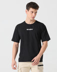 Lost reality Black half sleeve tee