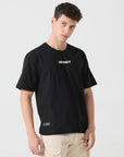 Lost reality Black half sleeve tee