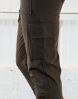 Mens Lycra fit Brown track pants - Address