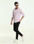 Baby Blush Double Pocket Slim Fit Shirt