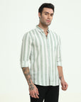 SAGE GREEN SLIM FIT SHIRT