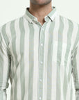 SAGE GREEN SLIM FIT SHIRT