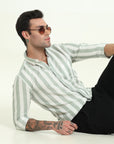 SAGE GREEN SLIM FIT SHIRT