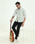 SAGE GREEN SLIM FIT SHIRT