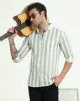 SAGE GREEN SLIM FIT SHIRT