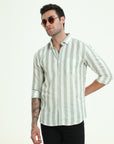 SAGE GREEN SLIM FIT SHIRT