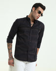 FULL SLEEVE DARK SMOKIE SHIRT