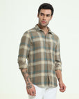 SAGE GREEN SLIM FIT SHIRT