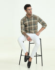 SAGE GREEN SLIM FIT SHIRT