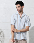 LT Ice Blue Stripe shirts - Address pro