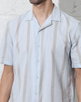 LT Ice Blue Stripe shirts - Address pro