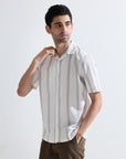 Pastel White Stripe shirts - Address pro